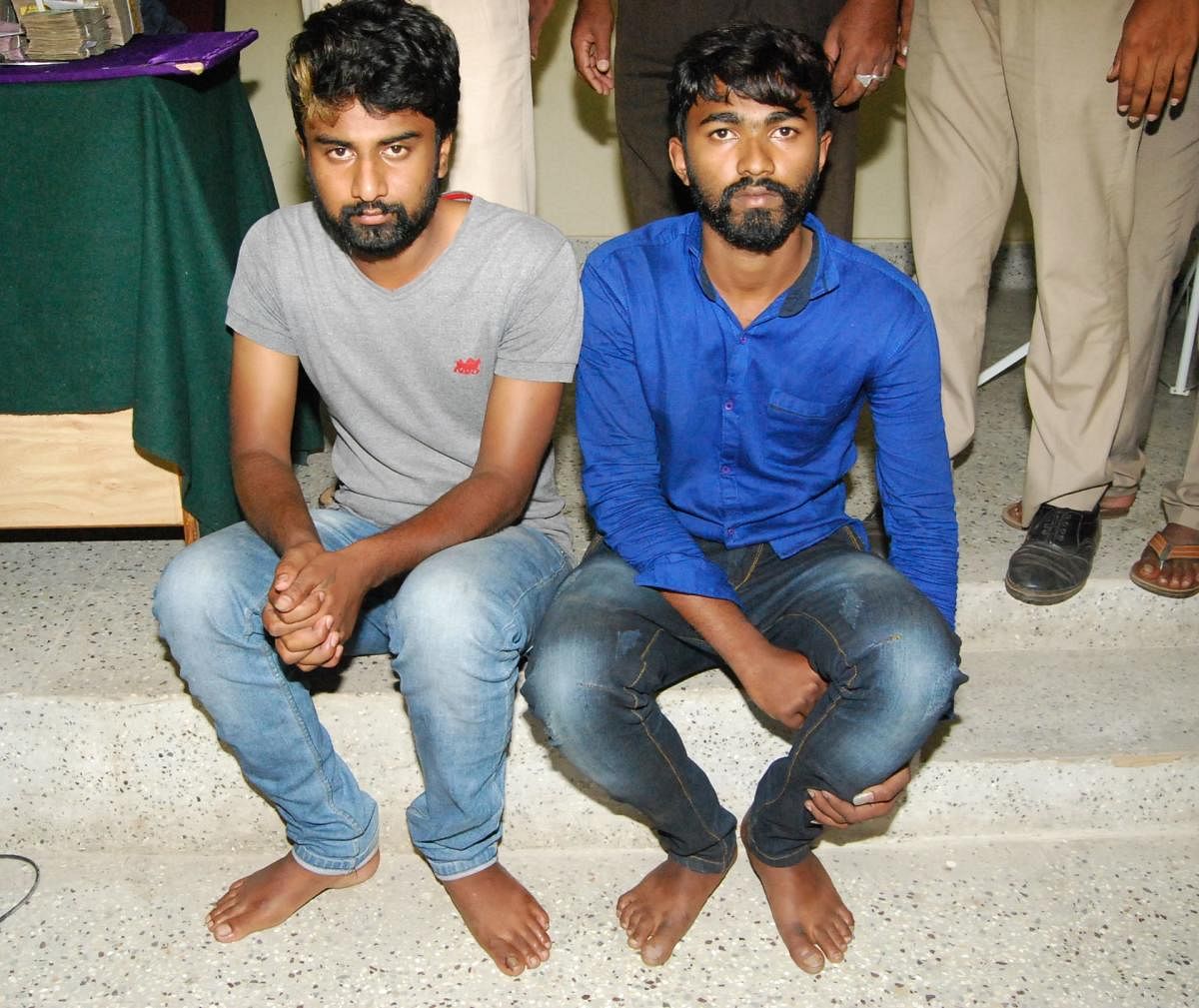Sagar's involvement was revealed after Malavalli Town Police arrested V Nitin and B Rakesh, while they were quarreling over the issue of sharing the stolen money in a drunken state in Malavalli in Mandya district on Tuesday.