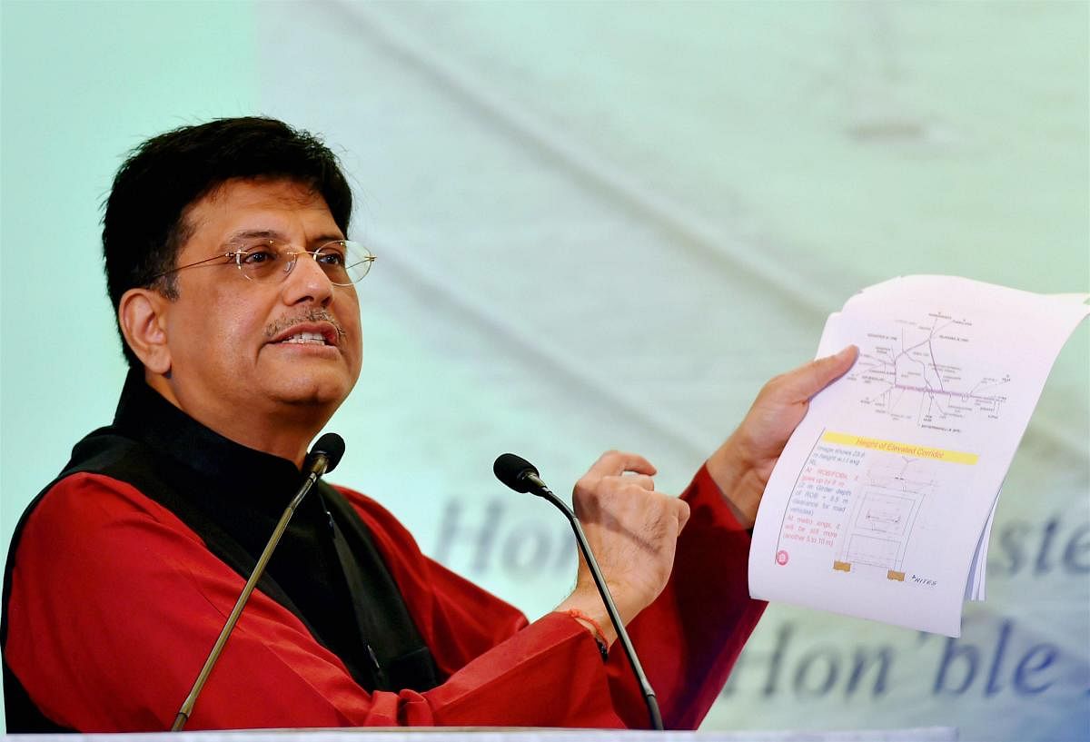 Railway minister Piyush Goyal also posted the WR statement on Twitter.