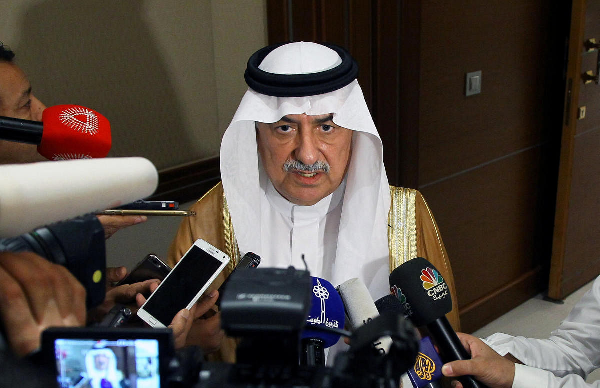 Then Saudi Arabia's Finance Minister Ibrahim Abdulaziz Al-Assaf. Reuters file photo