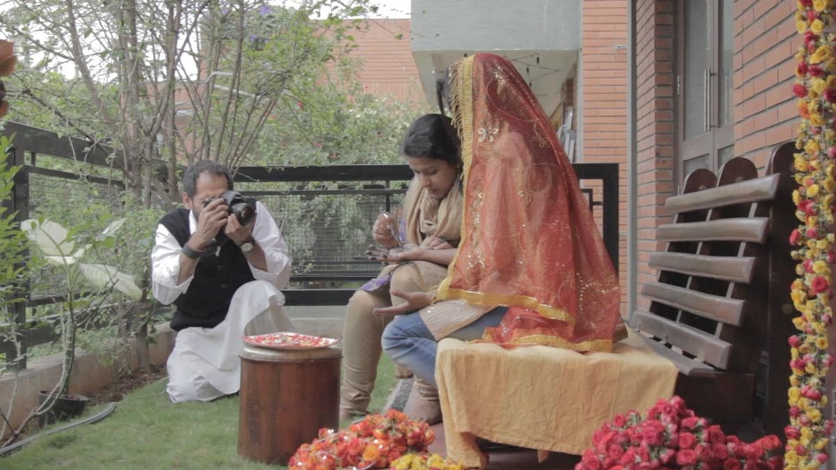 A scene from 'Project Indian Bride' a film by Mujeer Pasha