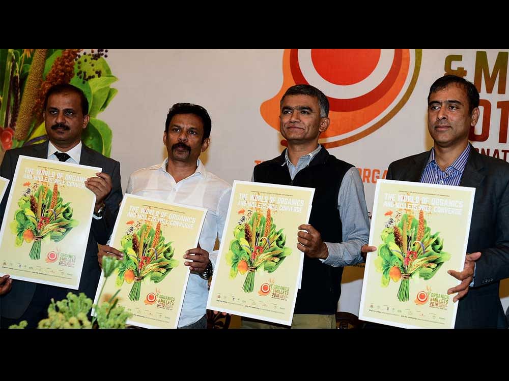 Agriculture Minister Krishna Byre Gowda admitted that the price of organics and millets were higher compared to other agricultural produce. DH Photo