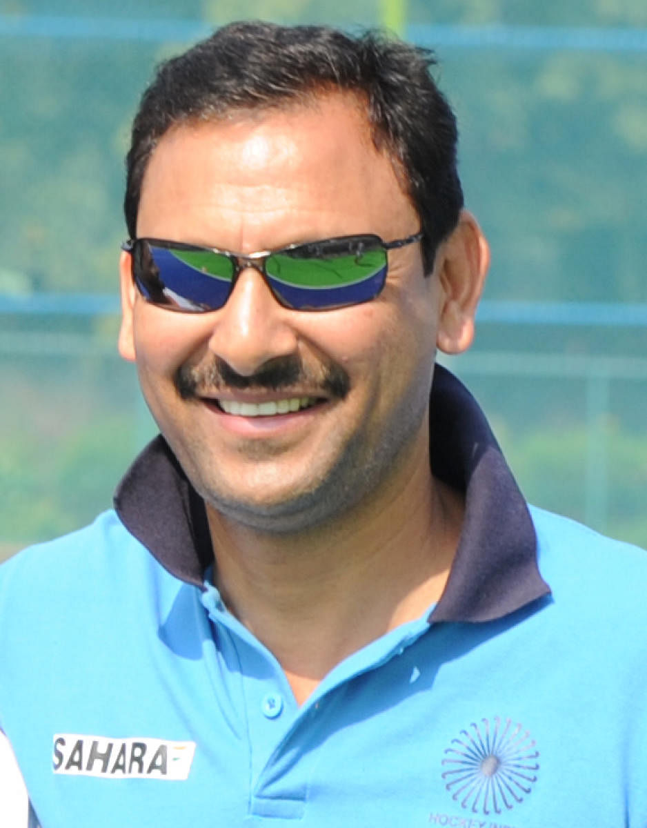 Indian hocky junior team coach Harindar Singh. Photo Srikanta Sharma R.Harendra Singh