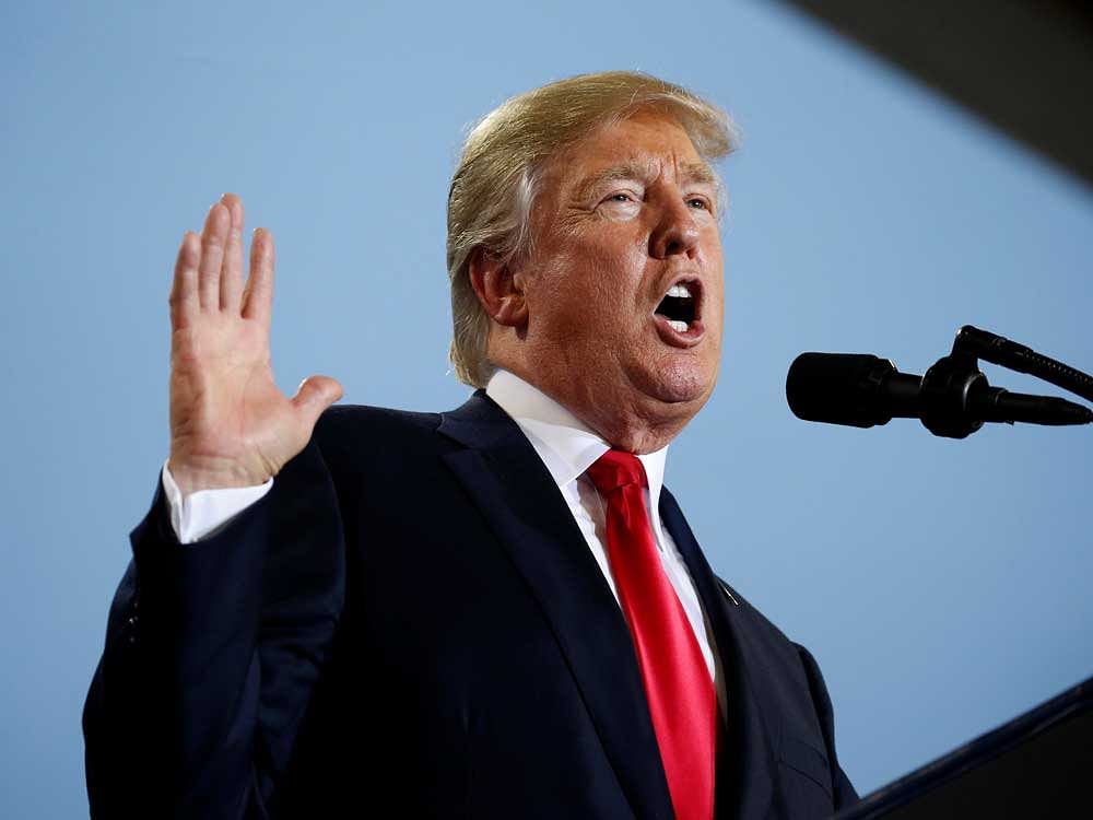 US President Donald Trump arrived in Beijing Wednesday for the critical leg of his Asia tour to drum up an uncompromising, global front against the nuclear weapons ambitions of the cruel dictatorship in North Korea. Reuters file photo
