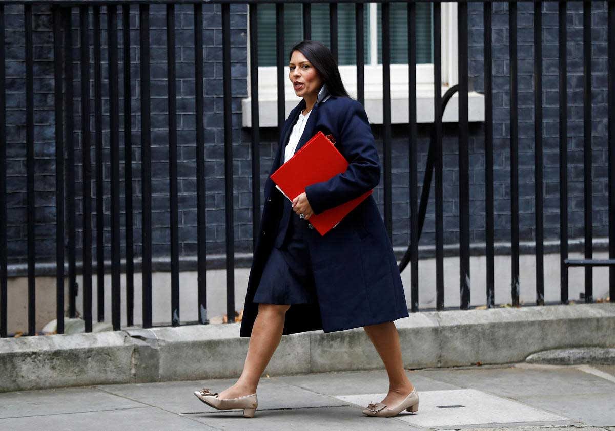 Britain's aid minister Priti Patel's future was in doubt on Wednesday after the Sun newspaper reported she had held two further undisclosed meeting with Israeli politicians. Reuters photo