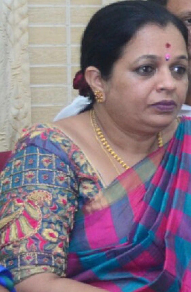 Bharathi Shankar, chairperson of the Karnataka State Women's Development Corporation.