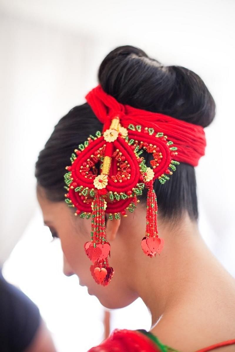 Pote jewellery is a feature in every Nepalese wedding.