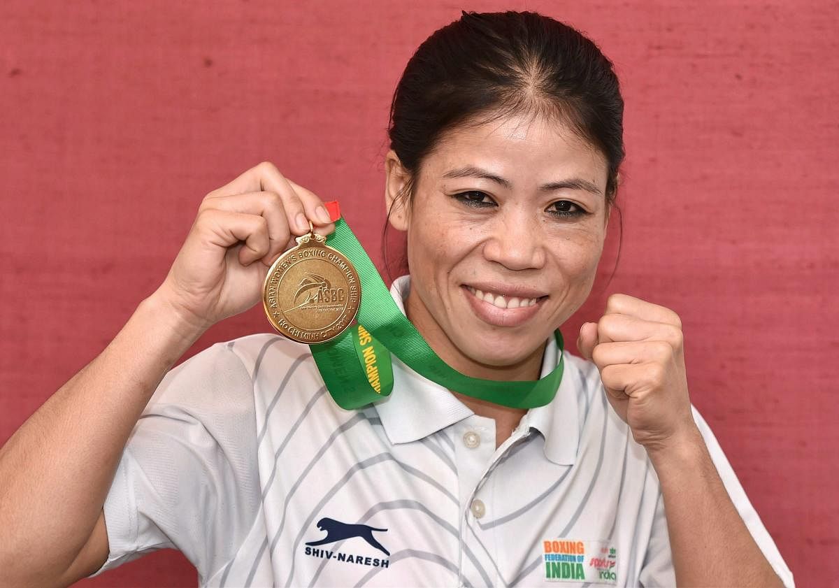 MC Mary Kom is now tagetting next year's Commonwealth Games at Gold Coast. PTI