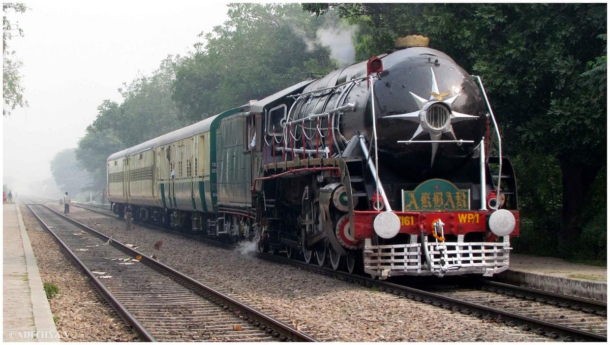 Heritage locomotive Akbar. File Photo