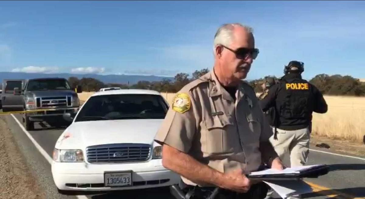 Four people were killed and nearly a dozen wounded, including two children, when a gunman went on a rampage Tuesday, randomly picking his targets at a school and other locations in rural northern California. Screen grab