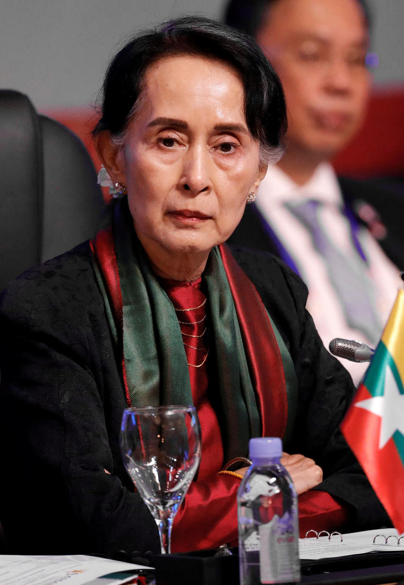 Myanmar's State Counsellor and Foreign Minister Aung San Suu Kyi. Reuters