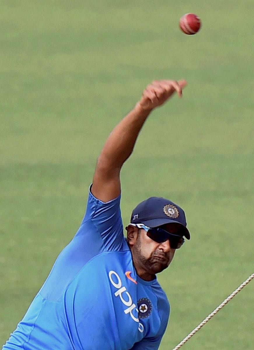 Ravichandran Ashwin will look to keep the Sri Lankans on their toes as the Test series begins in Kolkata on Thursday. PTI