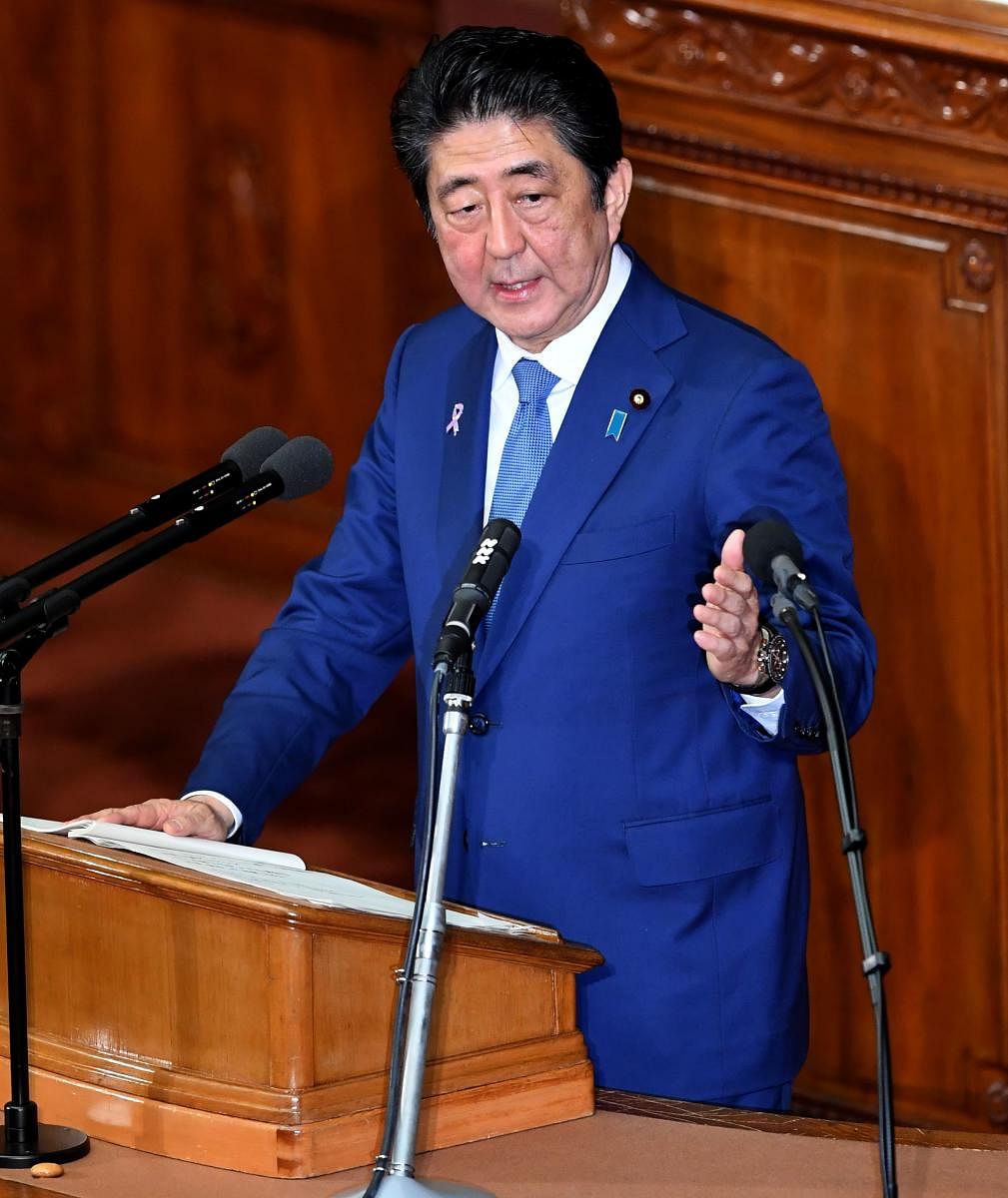 Japanese Prime Minister Shinzo Abe has said his country would take concrete actions