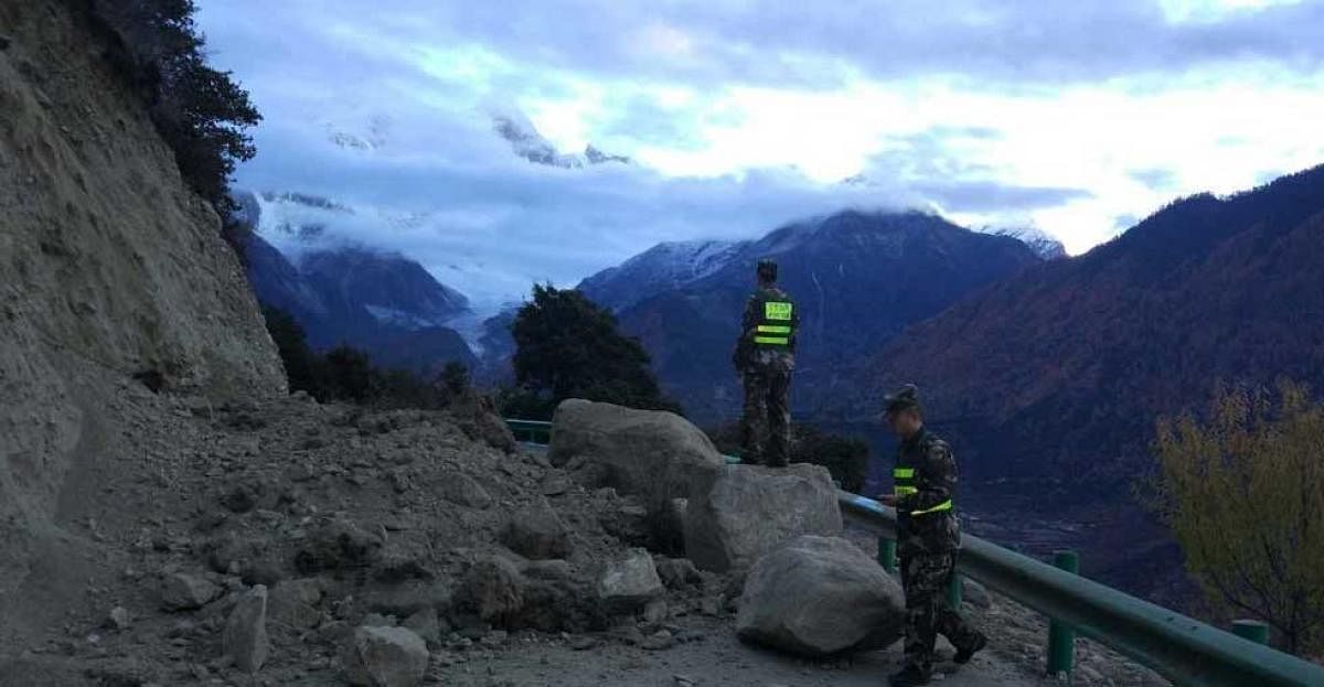 An earthquake of magnitude 6.3 struck a remote part of Tibet on Saturday, the United States Geological Survey (USGS) said, but there were no immediate reports of significant damage or injuries. Picture courtesy Twitter @XHNews