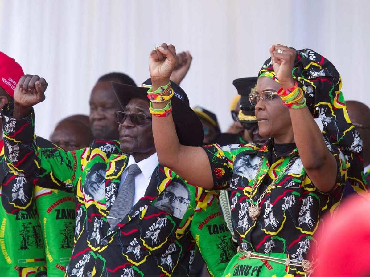 Mugabe's grip on power was broken last week when the military took over, angered at his wife Grace's emergence as the leading candidate to succeed the 93-year-old president. AP/PTI file photo