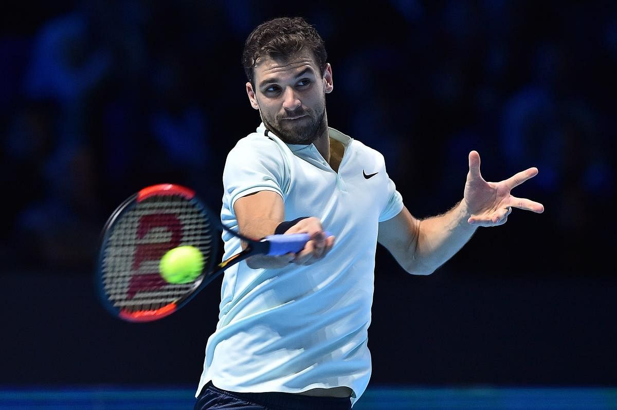 As Grigor Dimitrov stood centre stage holding aloft the gleaming ATP Finals trophy and the tickertape rained down on Sunday it felt like a weight had finally been lifted from his shoulders.