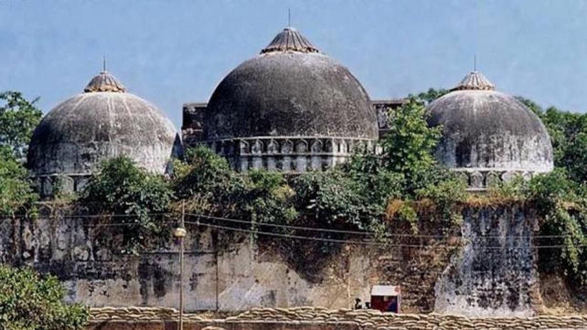 The Ram Janmabhoomi-Babri Masjid Complex in Ayodhya.