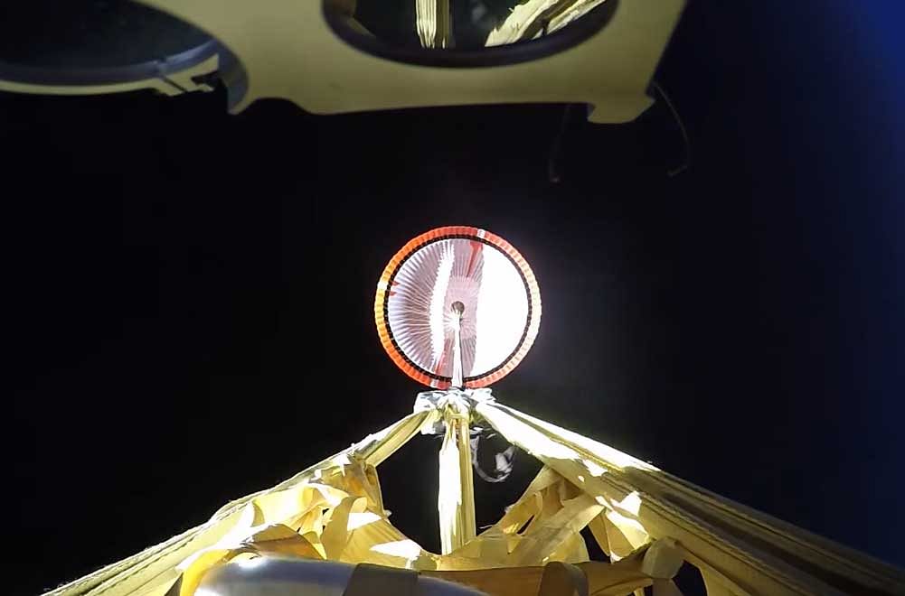 NASA's first parachute test for Mars 2020 mission successful