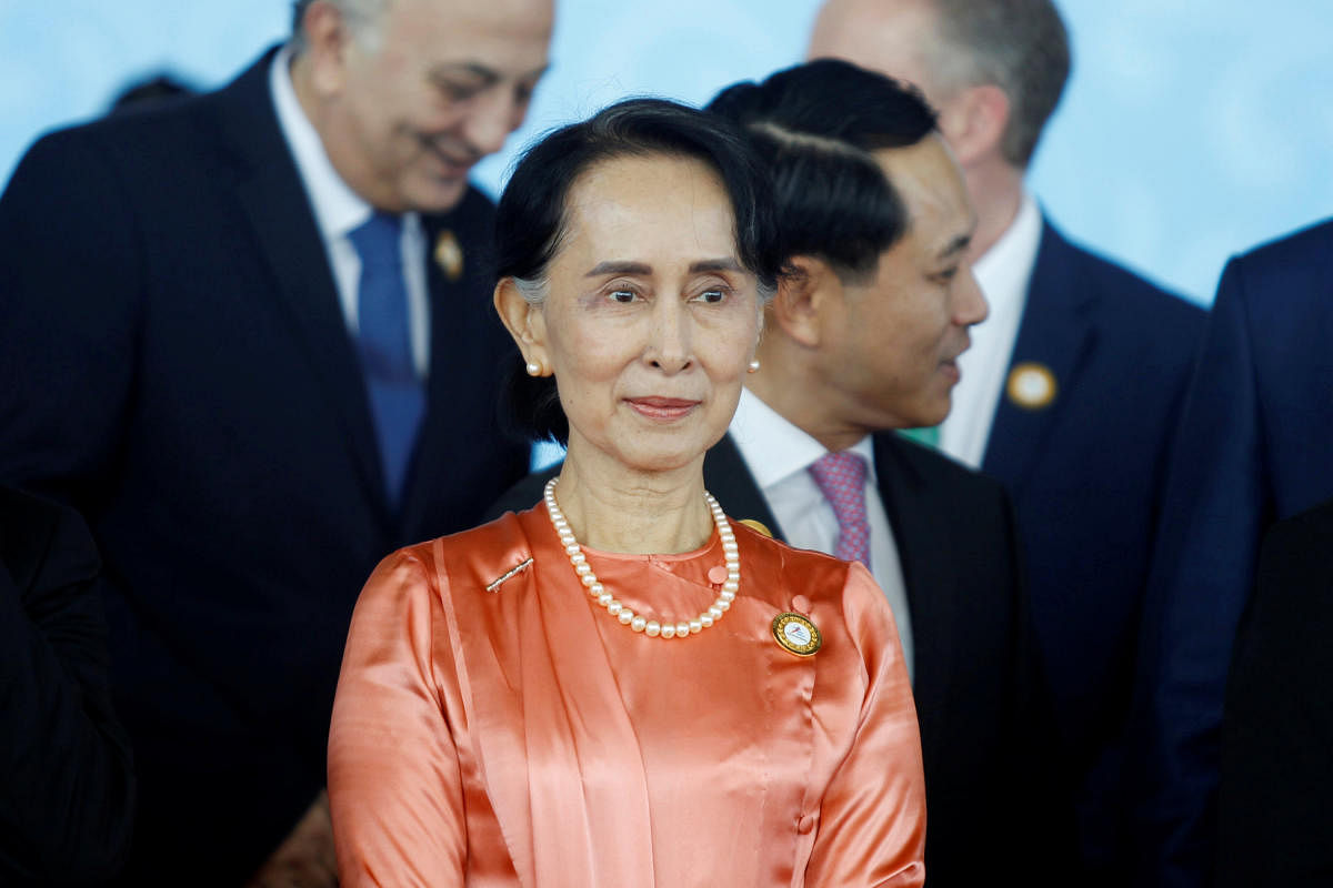 Myanmar State Counselor Aung San Suu Kyi. Reuters Photo