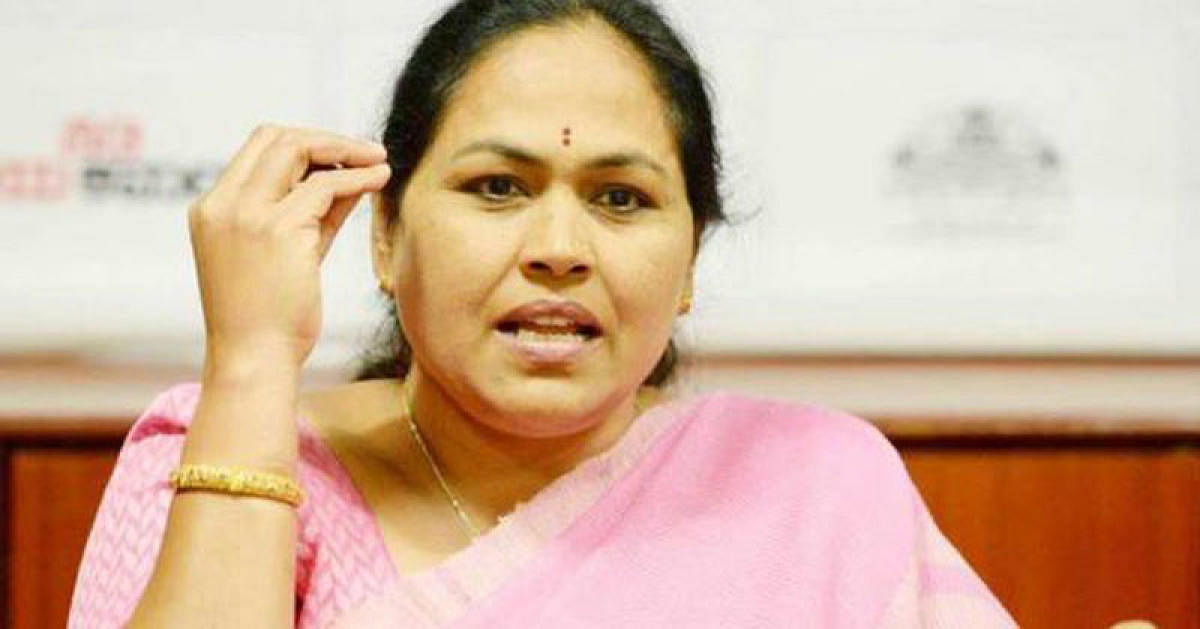 The House committee has recommended "appropriate probe" into Shobha Kharandlaje's actions when she was the energy minister in the government headed by B S Yeddyurappa.DH File photo.