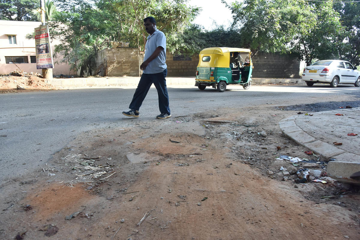 The broken and dug-up roads in the city are creating hurdles for fitness enthusiasts.