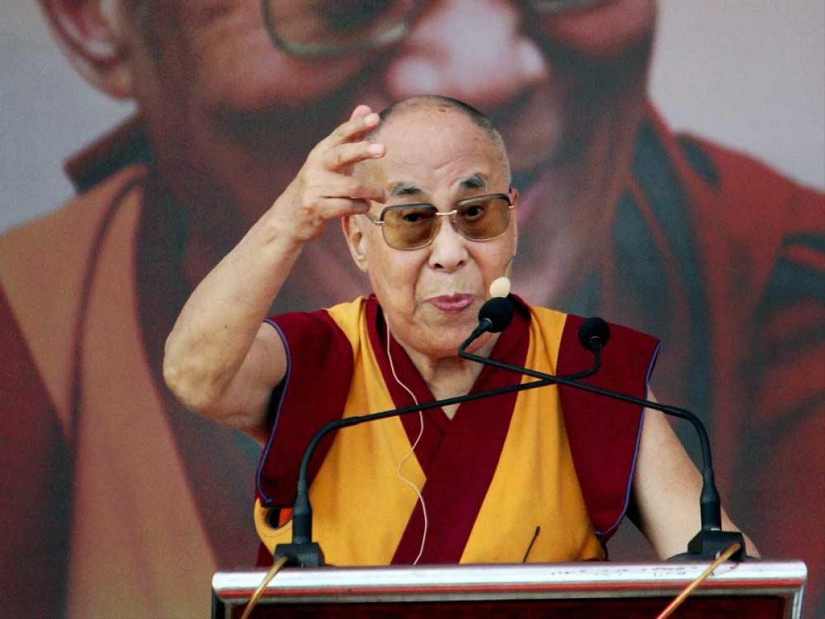The Dalai Lama said China must respect Tibetans' culture and heritage. PTI File photo