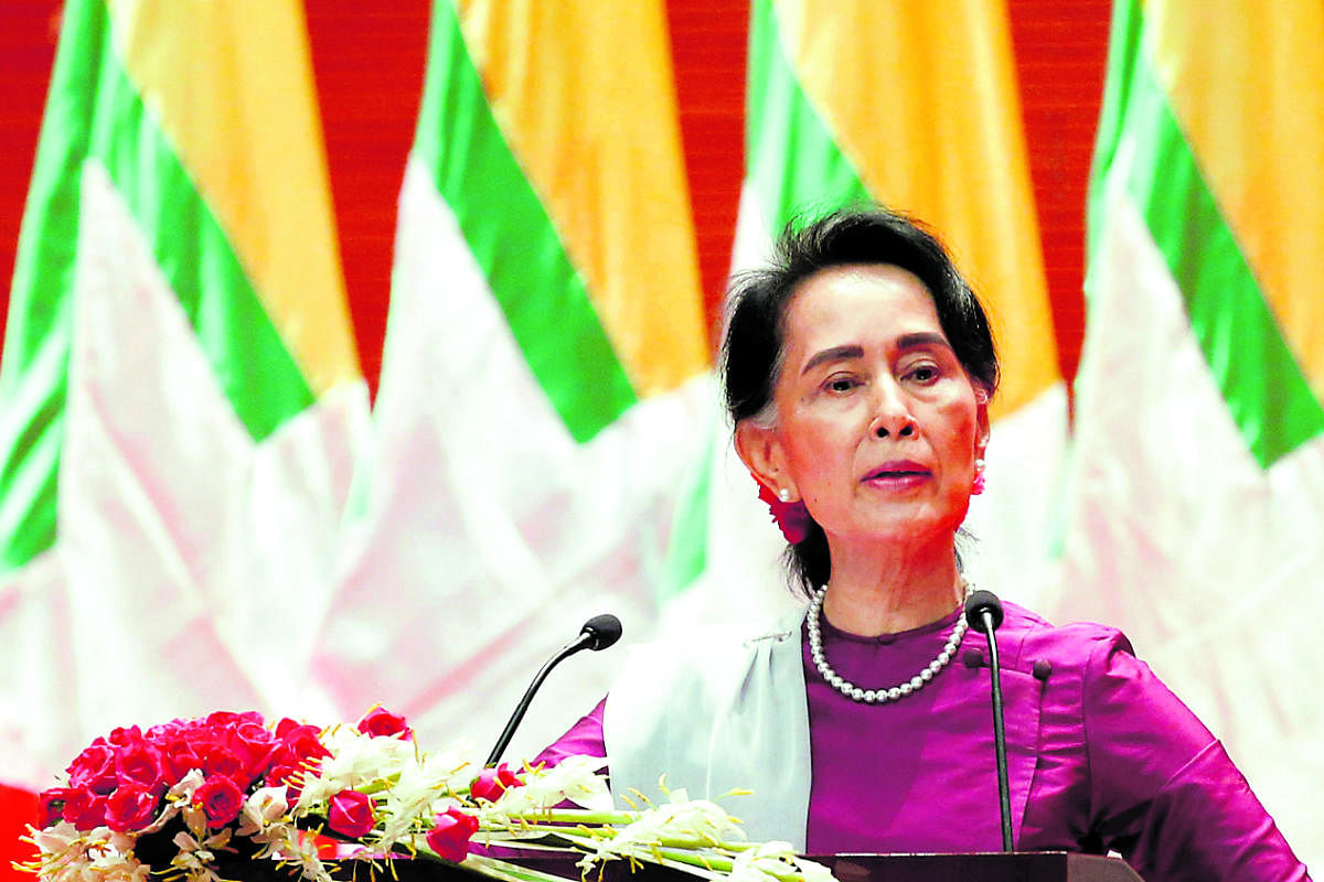 Aung San Suu Kyi met the Bangladeshi Foreign Minister to discuss the Rohingya situation and to try and make a deal to facilitate their return. Reuters file photo.