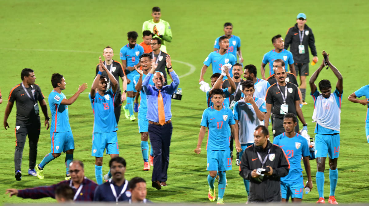 India static at 105th in latest FIFA rankings