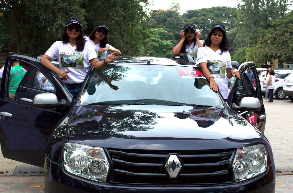 'Driven 3.0' - Women's car rally from Bengaluru to Coorg. The rally was flagged off from Bowring Institute on Friday. Driven 3.0 is a 2-day rally passing through some of the most picturesque destinations in Karnataka. The rally will comprise a one-night halt at Madikeri and culminate at Bengaluru on Nov 26, 2017.
