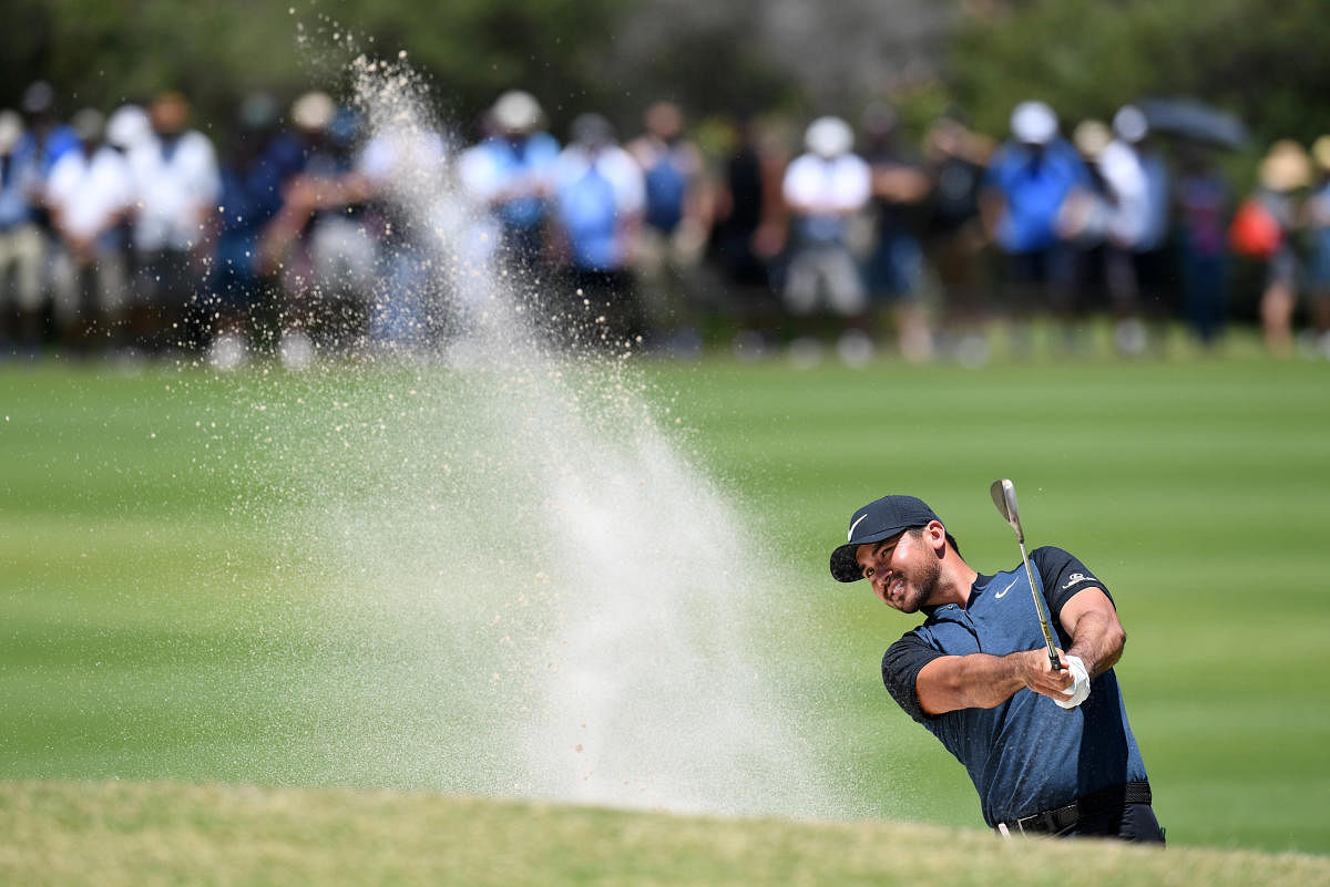 Australia's Jason Day during his round at the Australian Open. Reuters
