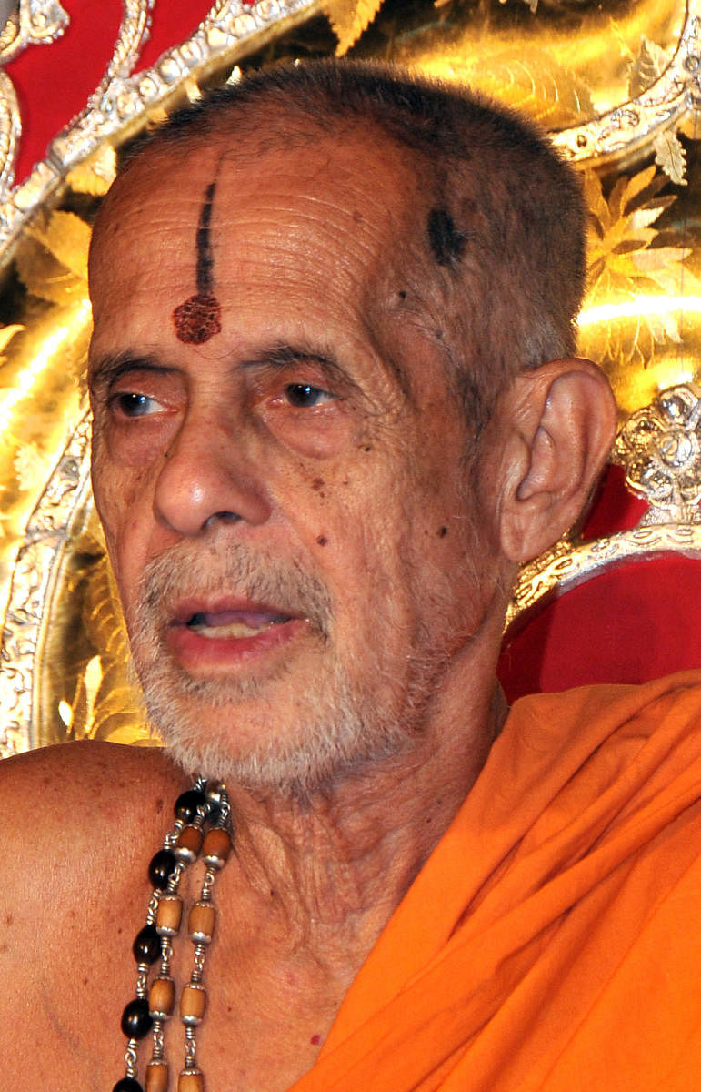 Pejawar Mutt Sree Vishvesha Theertha Swami.