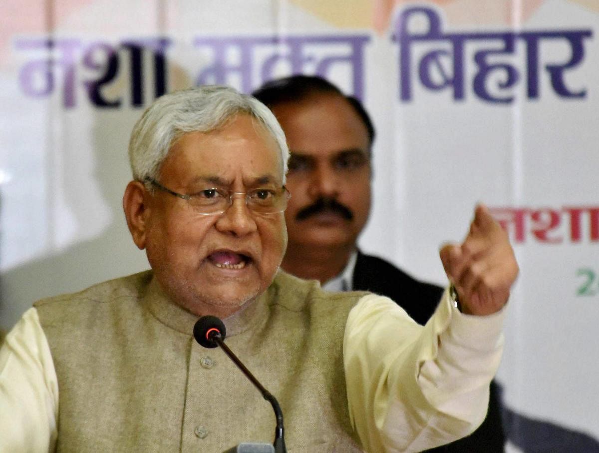 Nitish thus became the fifth chief  minister in the country who has protested against the movie's release. In picture: Nitish Kumar. PTI
