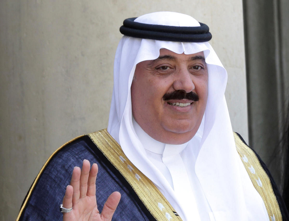 Prince Miteb bin Abdullah. REUTERS FILE PHOTO