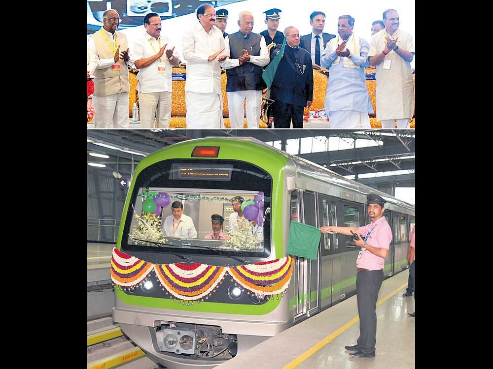 Inauguration of the completion of Namma Metro Phase 1 (DH Photos)