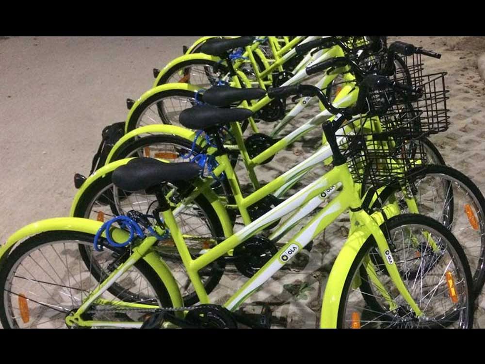 Ola is expecting to diversify its services with the introduction of a bicycle sharing service.