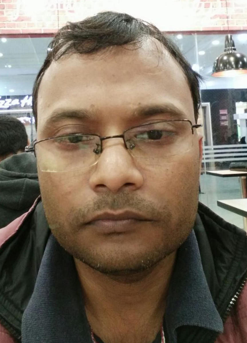 Ritesh Kumar, 35, who succumbed to burn injuries.
