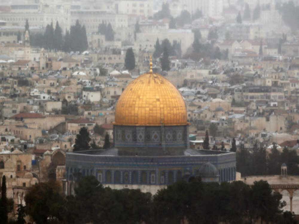 A general view of Jerusalem shows the Dome of the Rock, located in Jerusalem's Old City on the compound known to Muslims as Noble Sanctuary and to Jews as Temple Mount. Reuters Photo