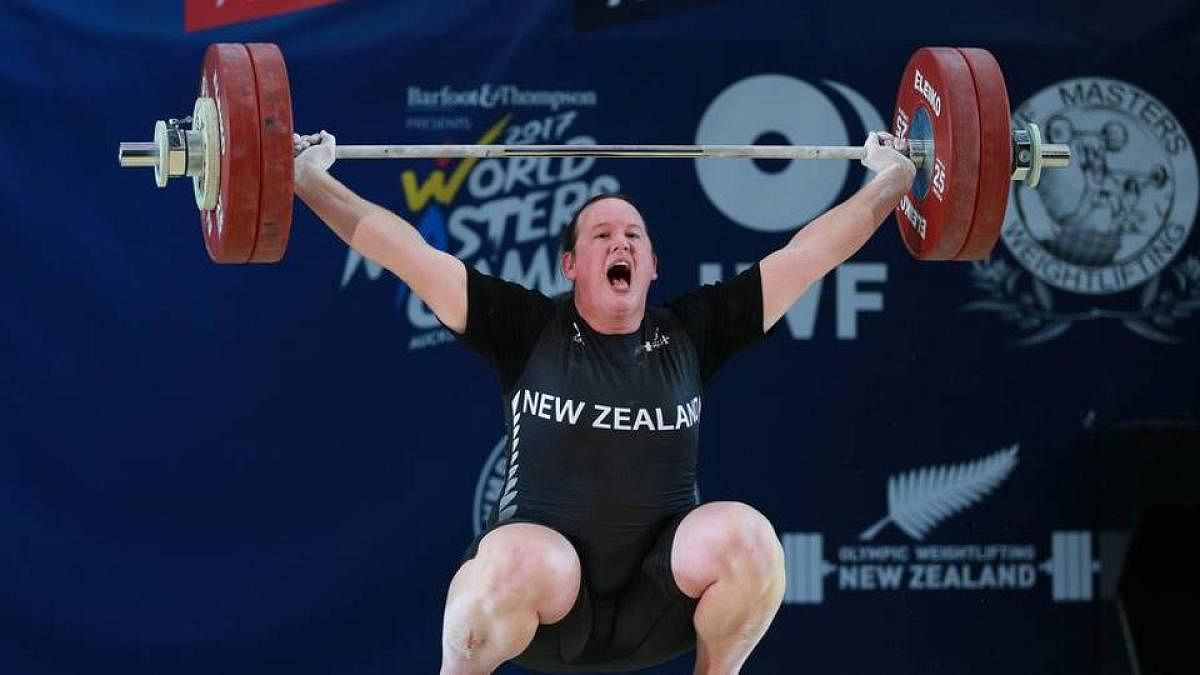 Laurel Hubbard finished second in the women's super-heavyweights, lifting a total weight of 275kgs. Twitter