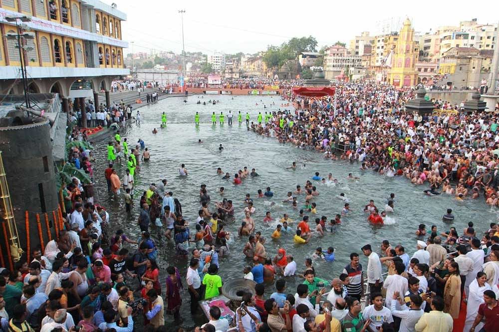 The Kumbh Mela, arguably one of the biggest religious congregations in India.