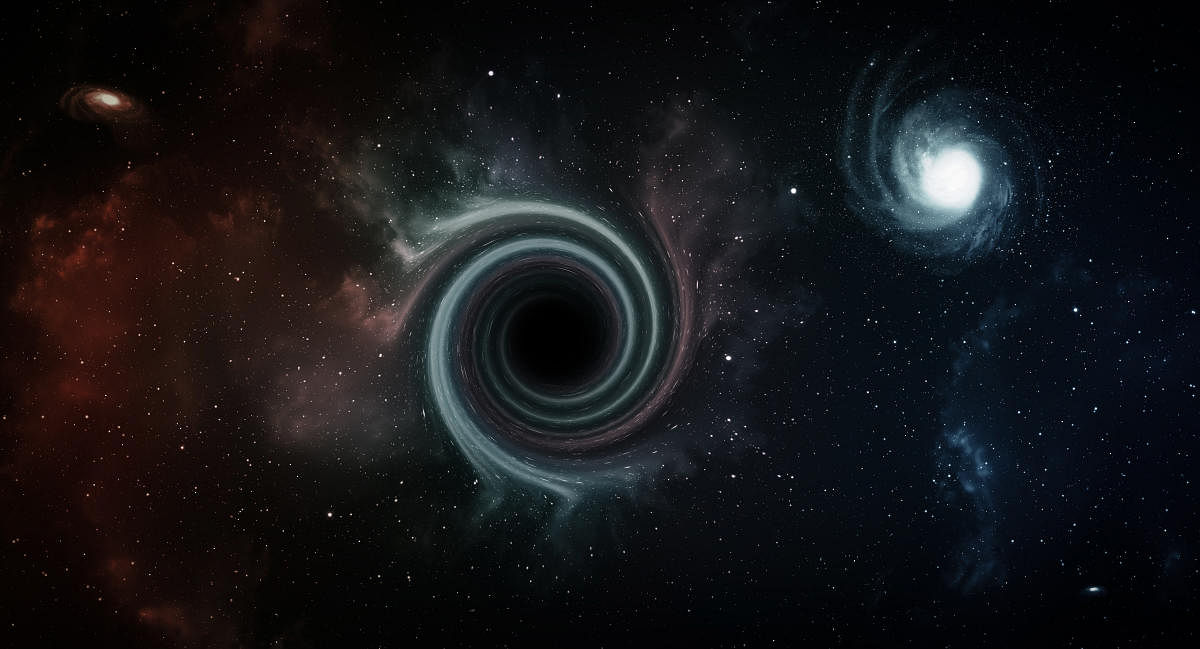 Black Holes are capable of eating entire stars, but may not be so powerful as far as magnetic fields go.
