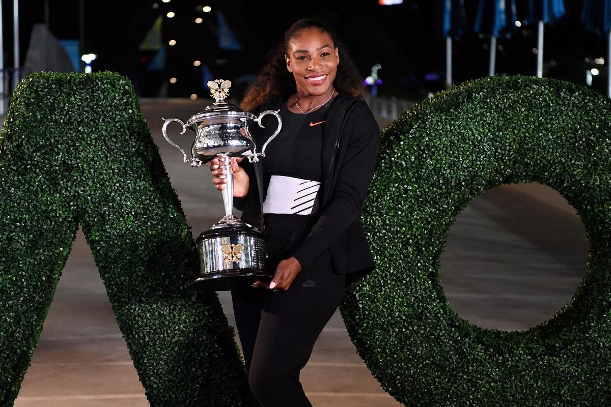 RETURN OF THE CHAMP Serena Williams is likely to make a return and defend her title at the Australian Open in Melbourne. AFP