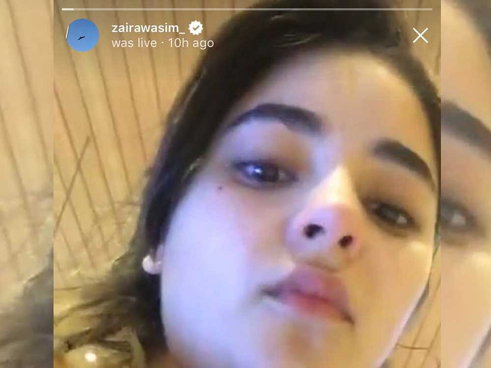 Zaira (17) broke down several times as she narrated her ordeal in a video posted on Instagram about her flight to Mumbai on a Vistara flight on Saturday night. DH File photo