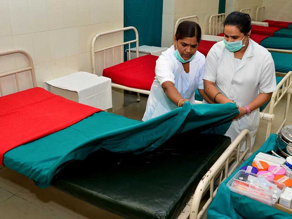 The average hospitalisation cost per person is Rs 12,578 in rural Karnataka whereas the figure increases to Rs 15,011 in the urban settings. The cost that includes both medical and non-medical expenditures is the least among the six southern states. File photo