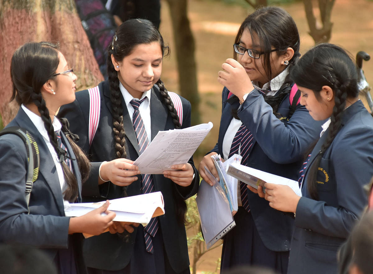 The ability to perform optimally in the exam relies on the art of having perfected the balance between studies and revision. DH Photo by B K Janardhan