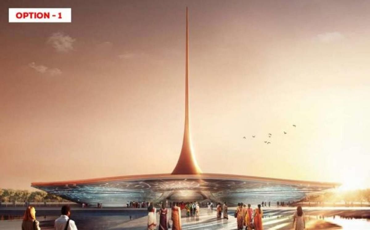One among the proposed Assembly building designs by Norman Foster.