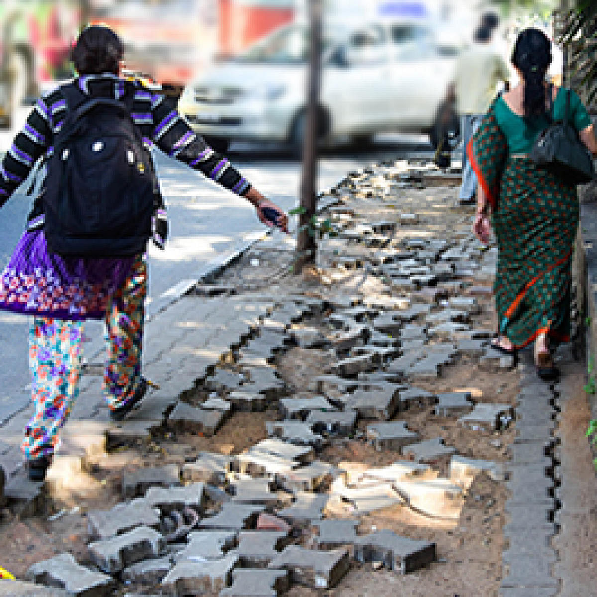 The issues that their 'Adjust beda, Footpath beku' campaign has highlighted merit the attention of civic authorities and residents' welfare associations across Bengaluru.