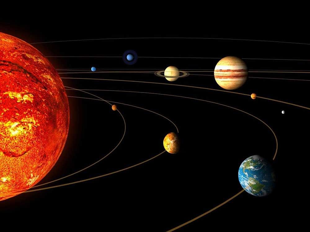 The eight-planet system -- the largest known outside of ours -- orbits a star called Kepler 90 some 2,545 light-years away.