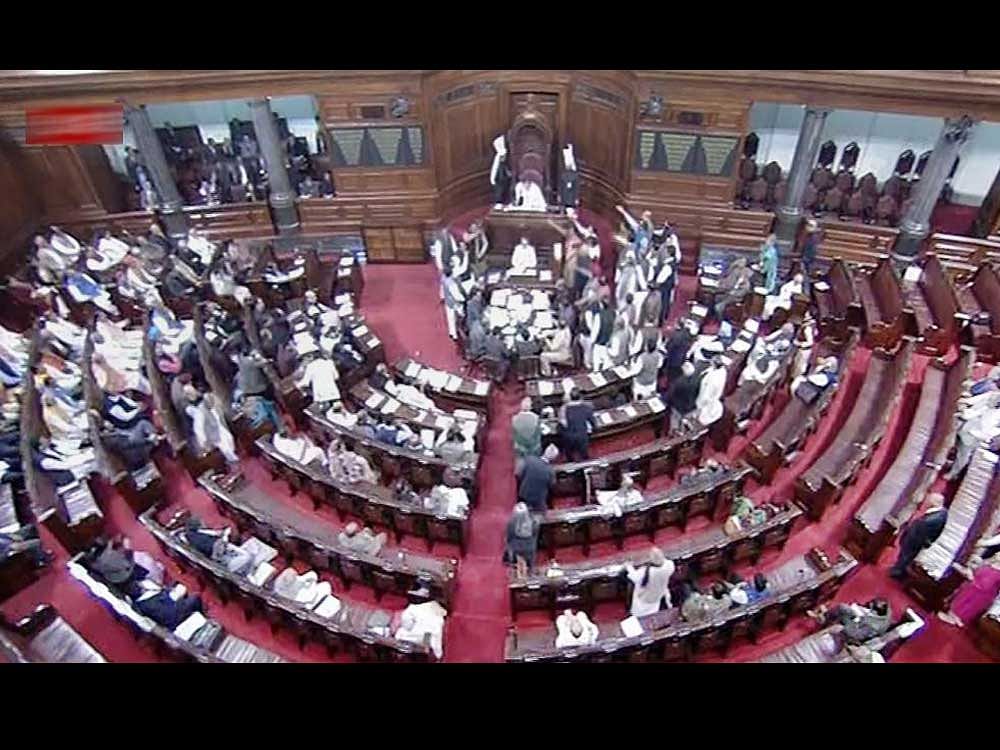 Ruckus in Rajya Sabha on first day of Winter Session