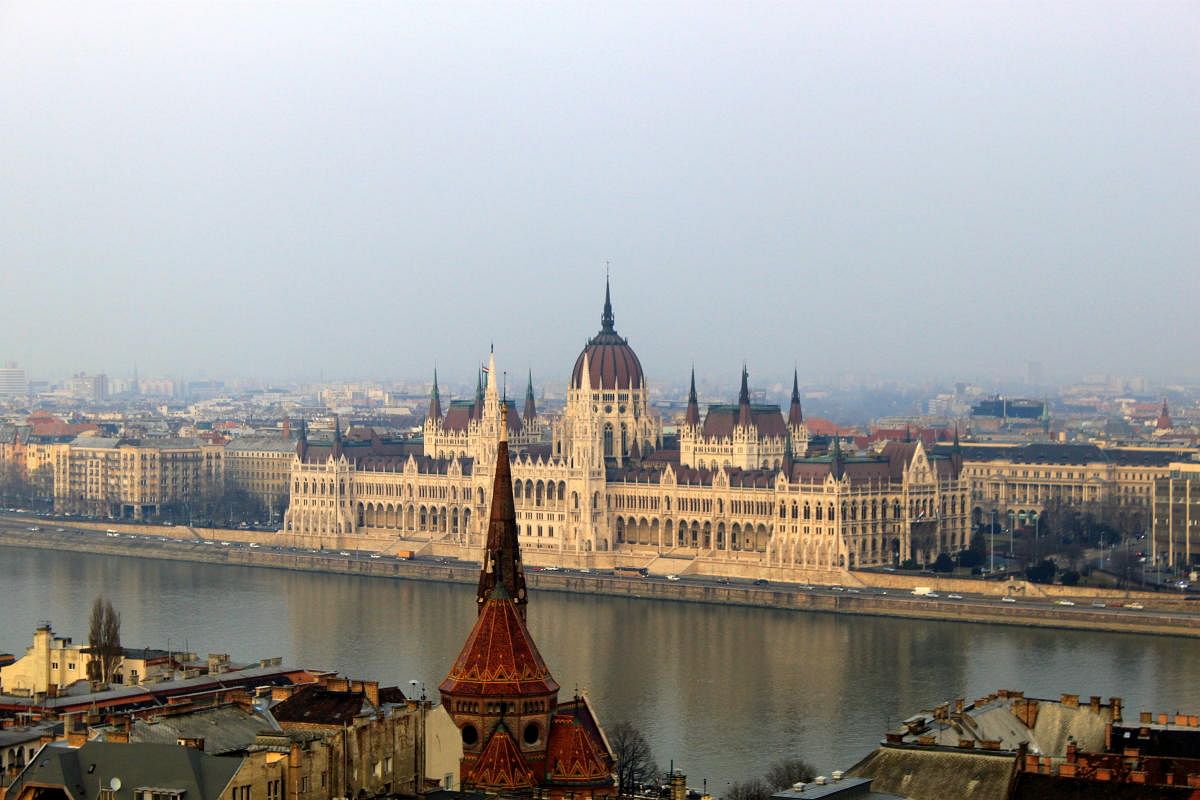 View of the Hungarian Parliament from Buda.Photo by author