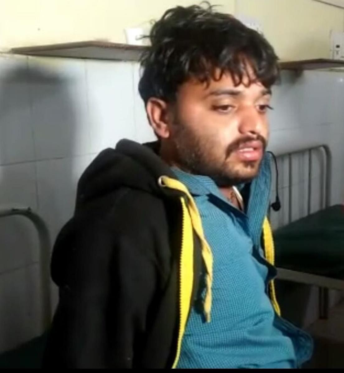 Sharanappa Nagarj gets treatment at Kumareshwar Hospital in Bagalkot.