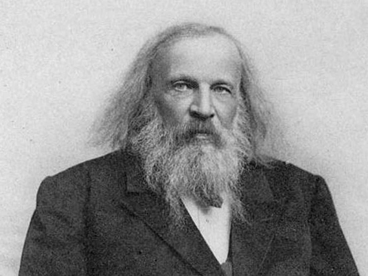 Russian chemist Dmitri Mendeleev, image courtesy Twitter